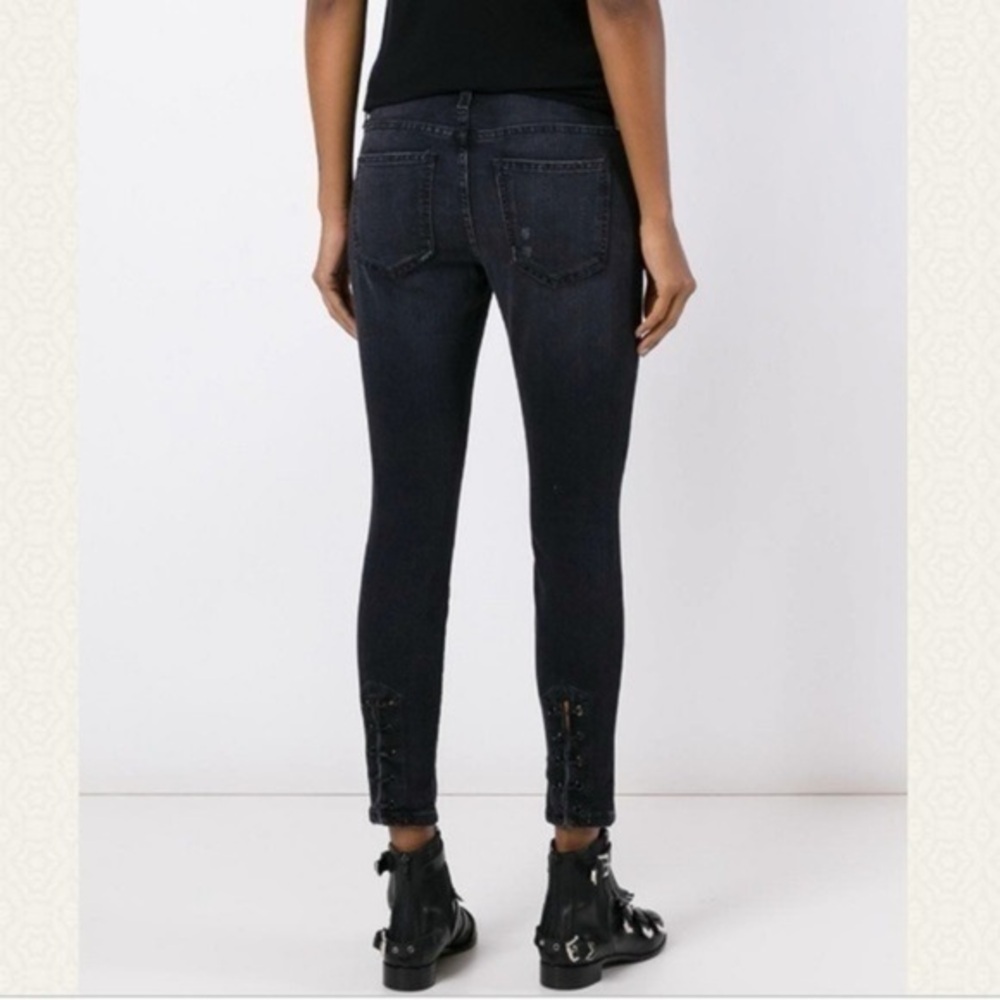 NWT CURRENT ELLIOTT The Stiletto Black Skinny Jeans SZ 29